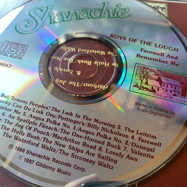 The Boys Of The Lough : Farewell And Remember Me (CD, Album, RE)