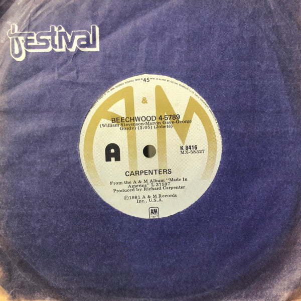Carpenters : Beechwood (7", Single)