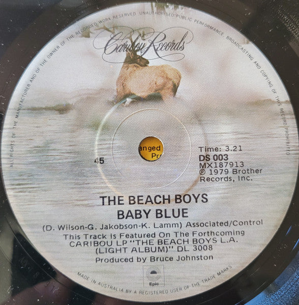 The Beach Boys : Here Comes The Night (7", Single)