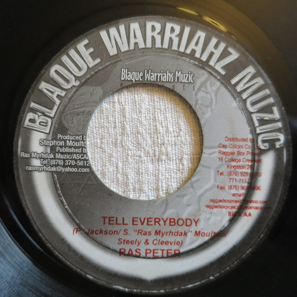 Mr. Perfect* / Ras Peter : Sinting / Tell Everybody (7")