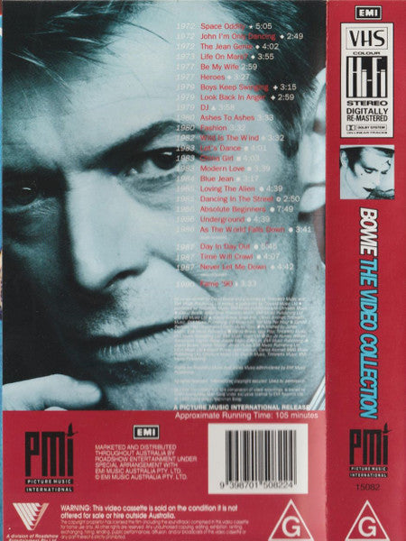 Bowie* : The Video Collection (VHS, Comp, PAL, Dol)