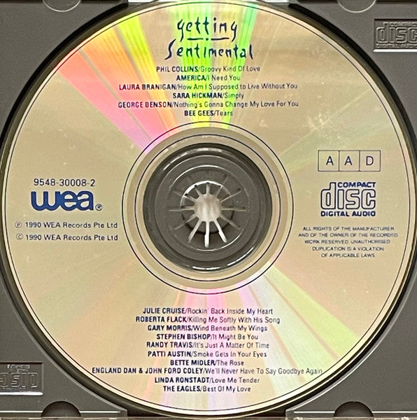 Various : Getting Sentimental (CD, Comp)