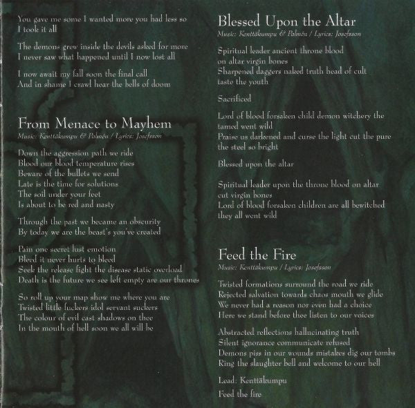 Evocation : Tales From The Tomb (CD, Album)