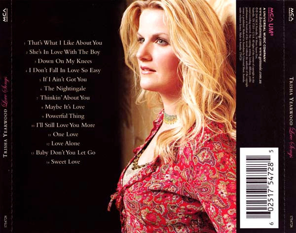 Trisha Yearwood : Love Songs (CD, Comp)