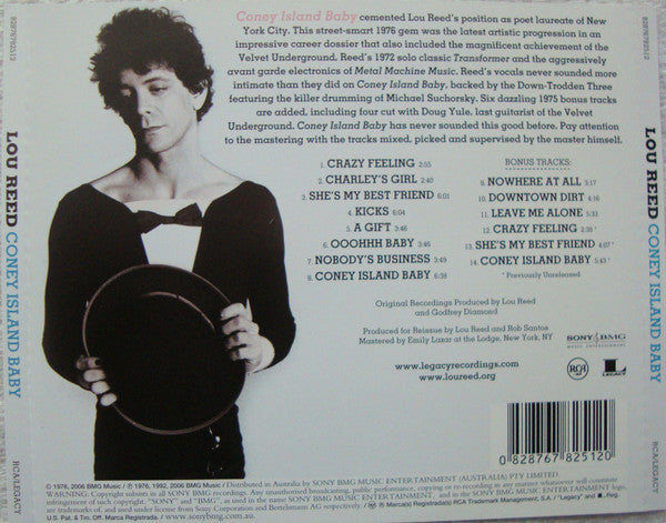 Lou Reed : Coney Island Baby (CD, Album, RE, RM, Exp)