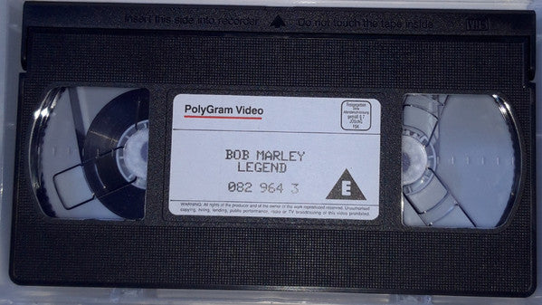 Bob Marley And The Wailers* : Legend (The Best Of Bob Marley And The Wailers) (VHS, Comp, PAL)