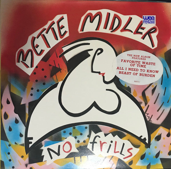 Bette Midler : No Frills (LP, Album)