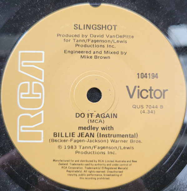 Slingshot : Do It Again - Medley With Billie Jean (7", Single)