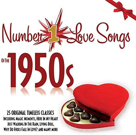 Various : Number 1 Love Songs Of The 1950's (CD, Comp)