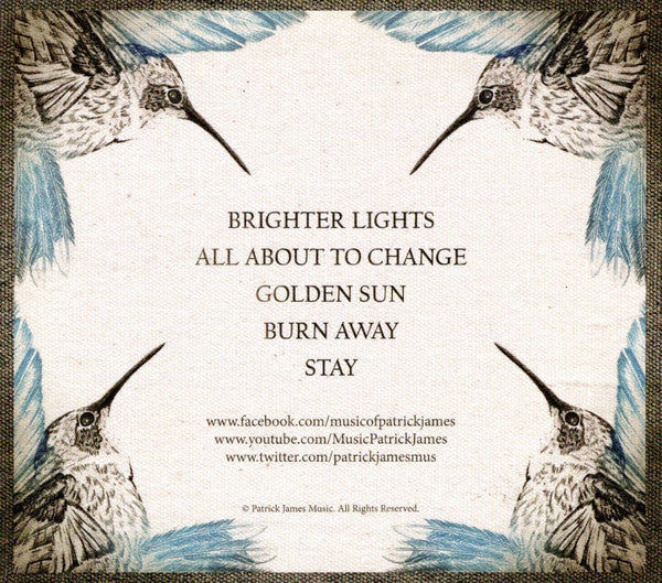 Patrick James : All About To Change (CD)