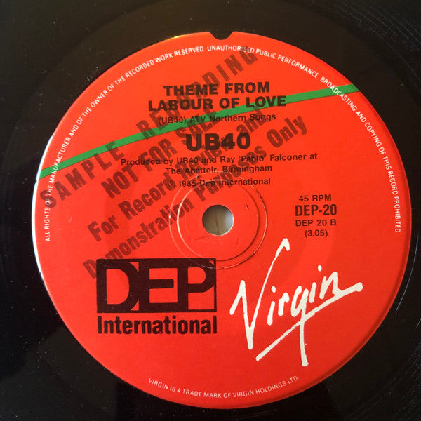 UB40 : I Got You Babe (7", Single, Promo)
