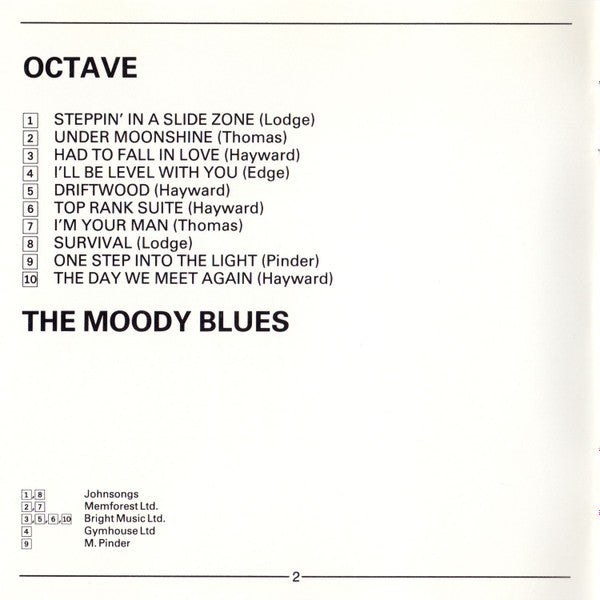 The Moody Blues : Octave (CD, Album, RE)