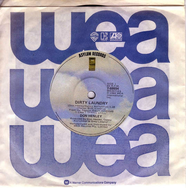 Don Henley : Dirty Laundry (7", Single)