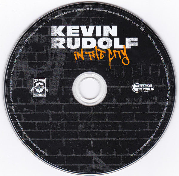 Kevin Rudolf : In The City (CD, Album)