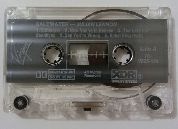 Julian Lennon : Saltwater (Cass, EP)