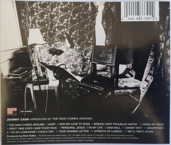 Johnny Cash : American IV: The Man Comes Around (CD, Album)