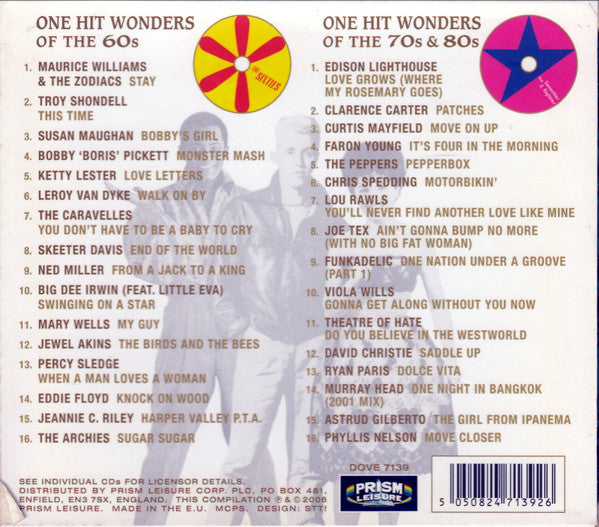 Various : One Hit Wonders Of The 60s, 70s & 80s (2xCD, Comp)