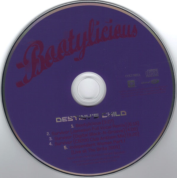 Destiny's Child : Bootylicious (CD, Single, Enh)
