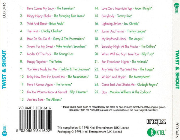 Various : Twist & Shout (CD, Comp)