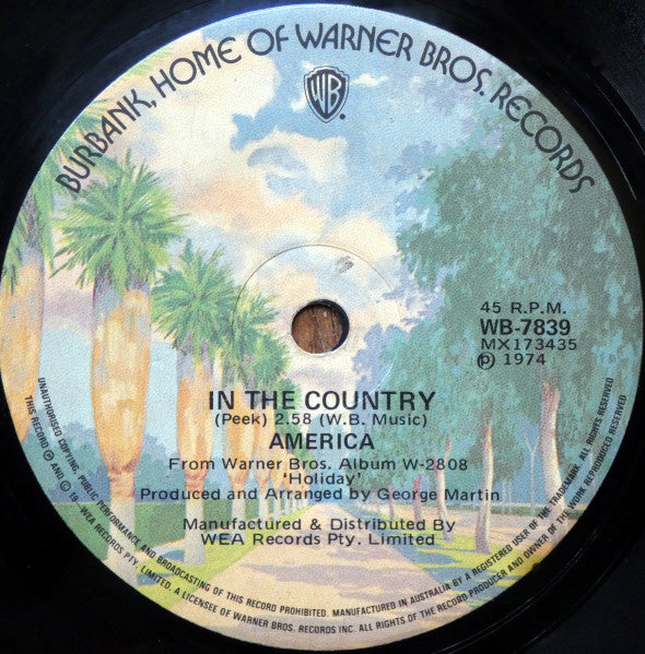 America (2) : Tin Man (7")