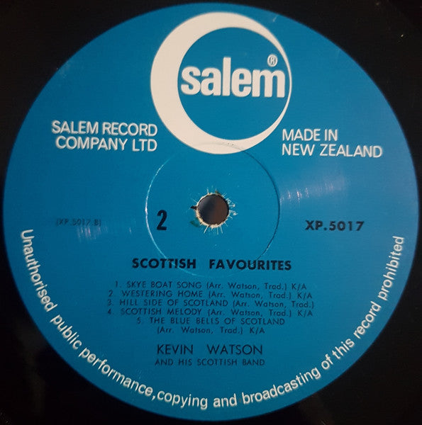 Kevin Watson And His Scottish Dance Band* : Scottish Favourites (LP)