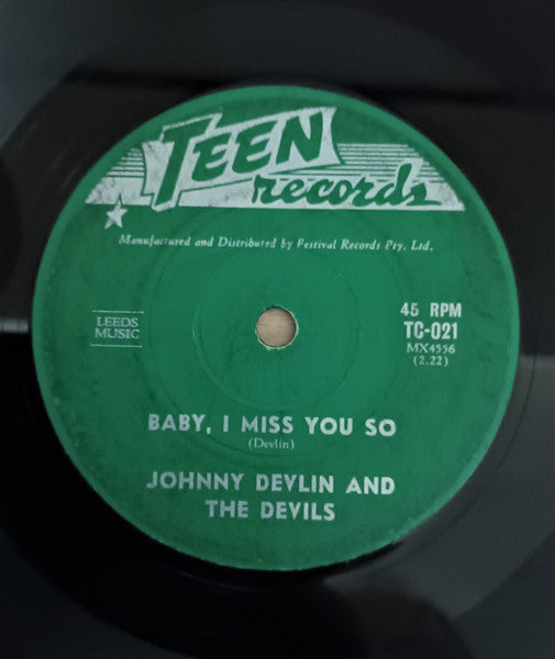 Johnny Devlin & The Devils : Gigolo / Baby, I Miss You So (7", Single, Sol)