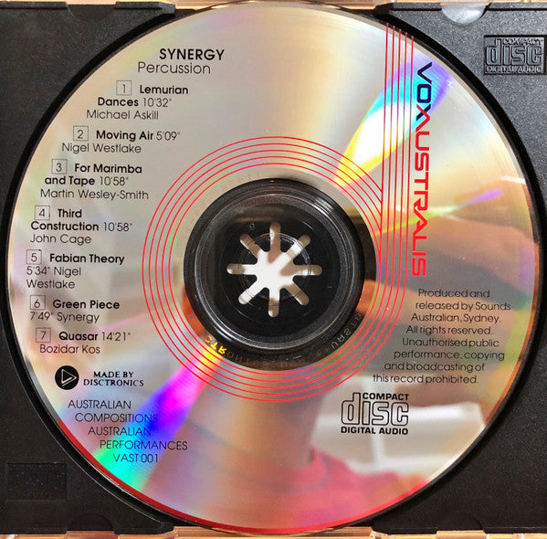 Synergy Percussion : Percussion (CD, Album)