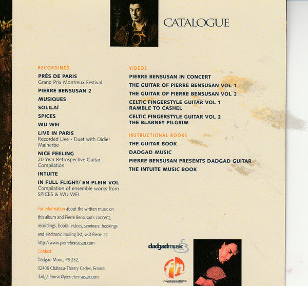 Pierre Bensusan : Intuite (CD, Album)