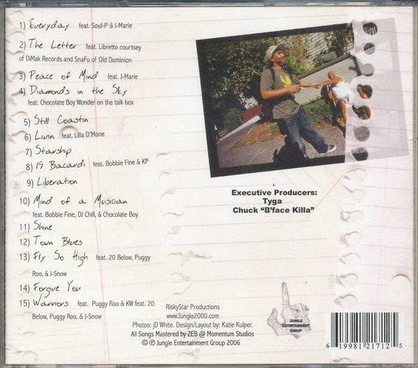 RiskyStar* : Mind Of A Musician (CD, Album)