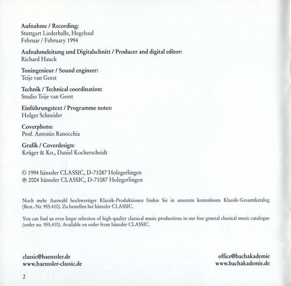 Ludwig van Beethoven - Gächinger Kantorei Stuttgart | Bach-Collegium Stuttgart* | Helmuth Rilling : Christus Am Ölberge (CD, Album, Club, RE)