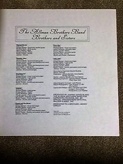 The Allman Brothers Band : Brothers And Sisters (LP, Album, RE)