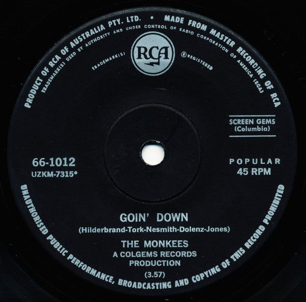 The Monkees : Daydream Believer (7", Single)