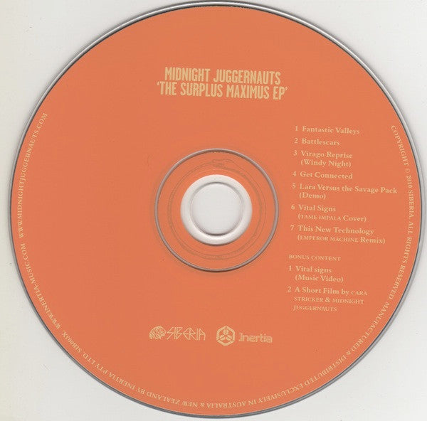 Midnight Juggernauts : The Crystal Axis / The Surplus Maximus EP (CD, Album, Ltd + CD, EP, Enh, Ltd)