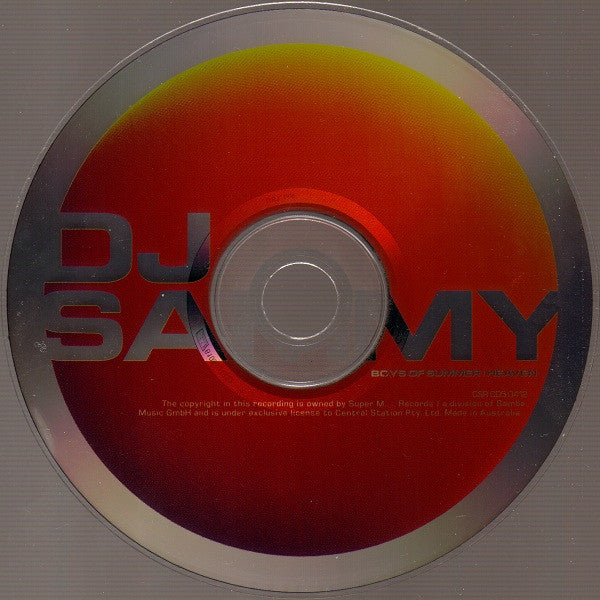 DJ Sammy : Boys Of Summer / Heaven (CD, Maxi)