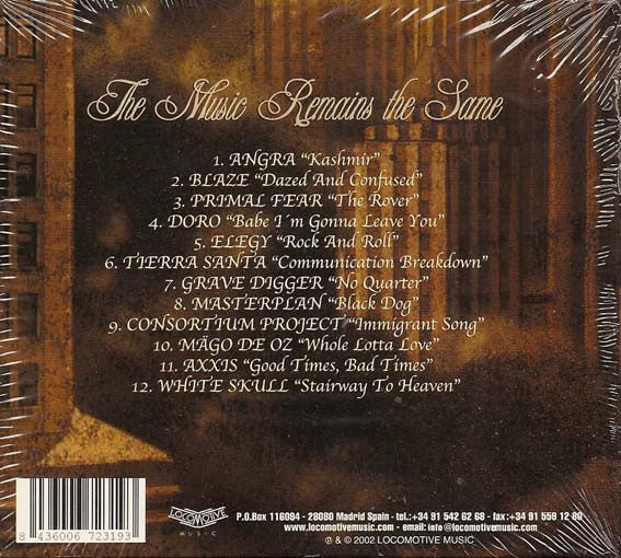 Various : The Music Remains The Same (A Metal Tribute To Led Zeppelin) (CD, Comp, Dig)