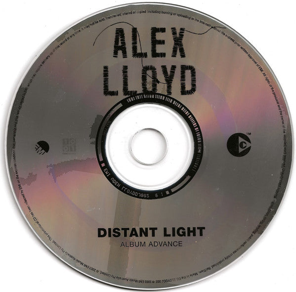 Alex Lloyd : Distant Light (CD, Advance, Album, Copy Prot., Promo)