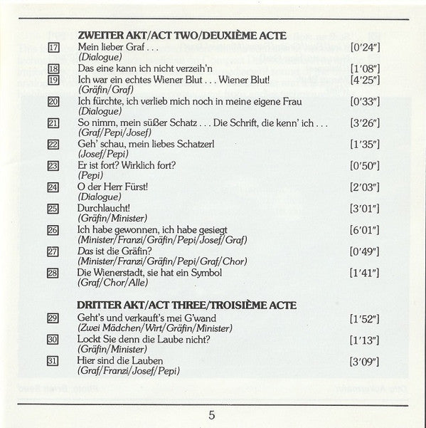 Johann Strauss II* – Schwarzkopf* • Gedda* • Kunz* / Otto Ackermann : Wiener Blut • Vienna Blood (CD, Album, Mono, RE, RM)