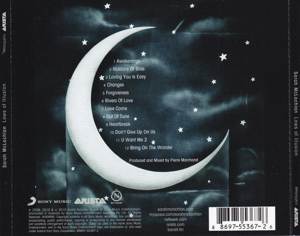 Sarah McLachlan : Laws Of Illusion (CD, Album)