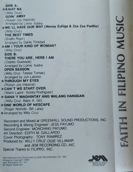 Zsa Zsa Padilla : Am I Your Kind Of Woman (Cass, Album)