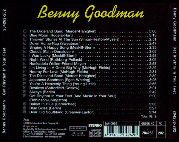 Benny Goodman : Get Rhythm In Your Feet (CD, Comp)