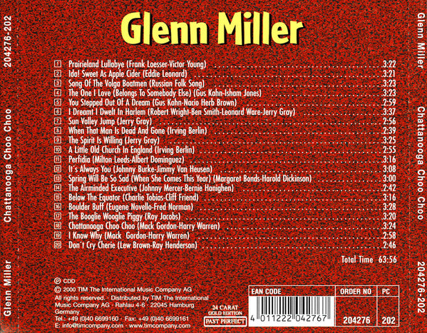 Glenn Miller : Chattanooga Choo Choo (CD, Comp)