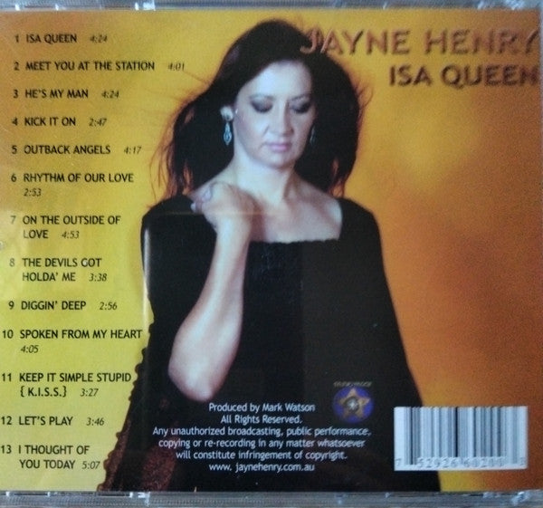 Jayne Henry : Isa Queen (CD, Album)