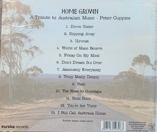 Peter Cupples : Home Grown: A Tribute To Australian Music (CD, Album, RE)
