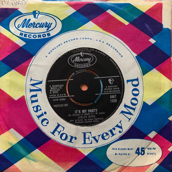 Lesley Gore : It's My Party (7", Single)