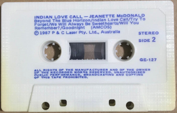 Jeanette MacDonald : Indian Love Call (Cass, Comp)