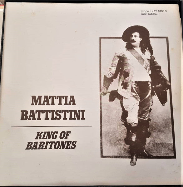 Mattia Battistini : King Of Baritones (7xLP, Comp, Mono + Box)