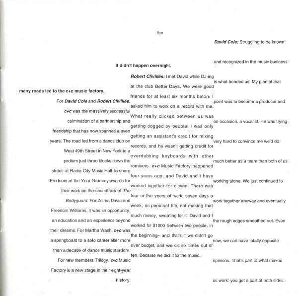 C + C Music Factory : Anything Goes! (CD, Album)