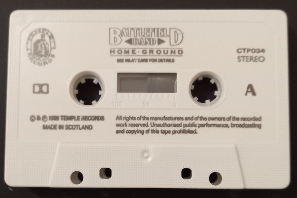 Battlefield Band : Home Ground : Live From Scotland (Cass, Album)
