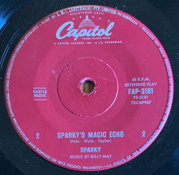 Mel Blanc / Sparky (20) : Woody Woodpecker And The Scarecrow / Sparky's Magic Echo (7", EP)