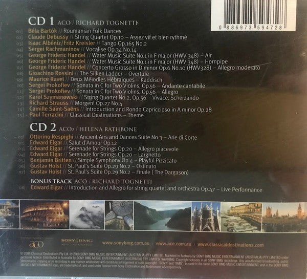 Australian Chamber Orchestra : The Music From Classical Destinations II (2xCD)